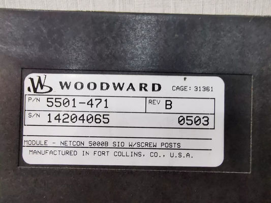 5501-471 Woodward NetCon SIO Module 400mm Width