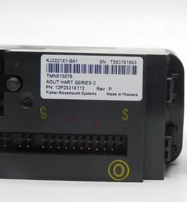 EMERSON KJ3221X1-BA1 AO 4-20 MA HART 8 Channel ANALOG OUTPUT MODULE