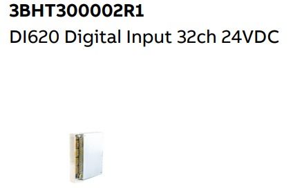 DI620 3BHT300002R1 ABB Digital Input 32ch 24VDC